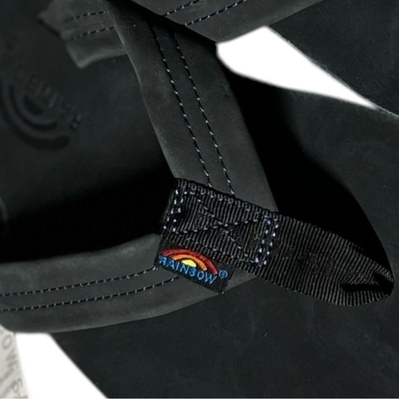 🌈NEW w.tag Rainbow Single Layer Premier Leather Sandal w Blue 1" Midsole  XXXL - Picture 6 of 11